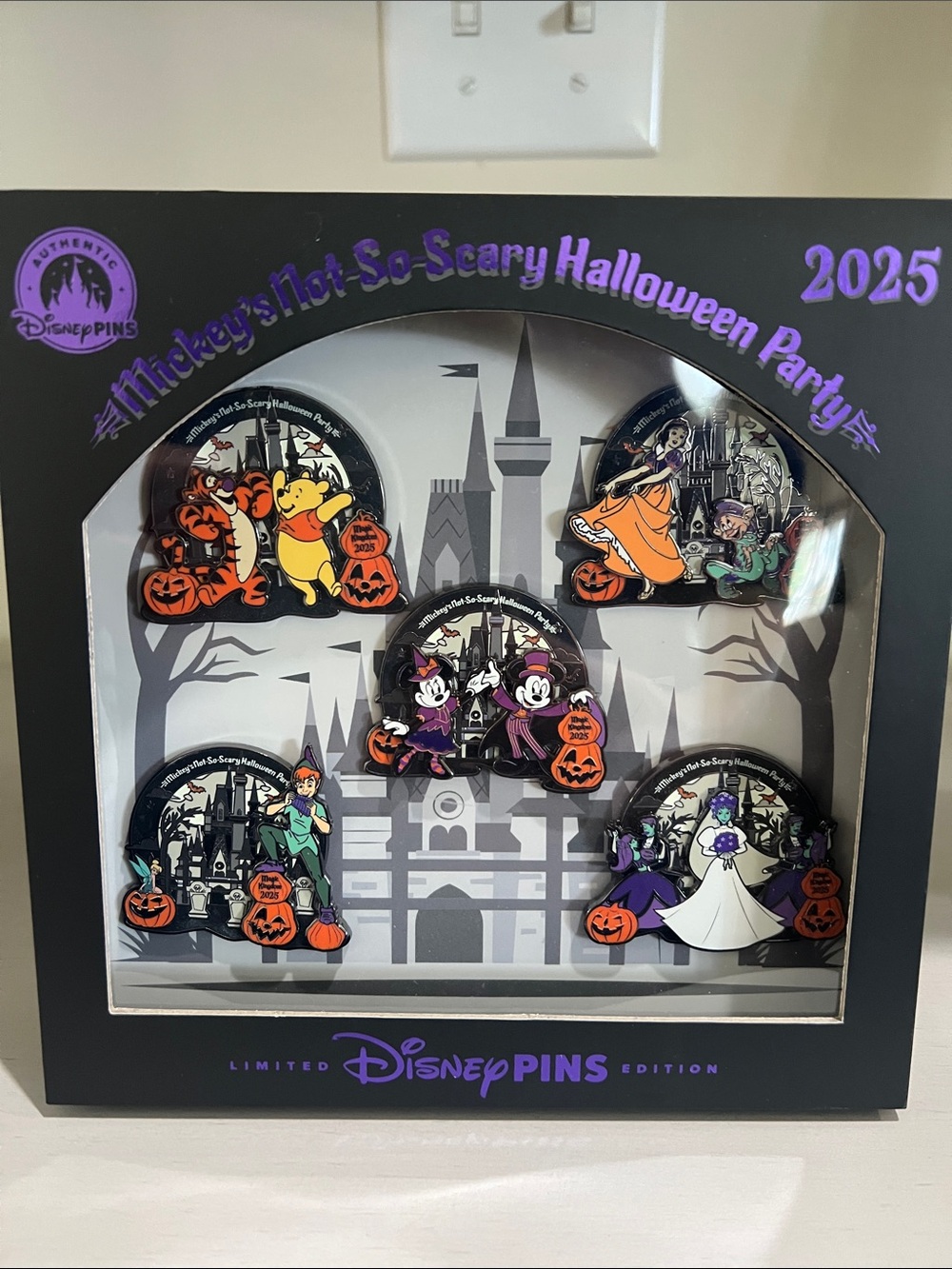 MNSSHP Disney World limited edition pin set